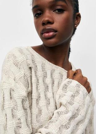Кофта pull and bear , ажурна кофтинка 2
