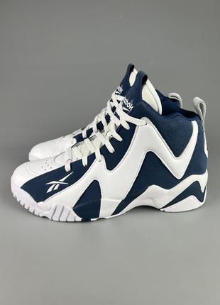 Шкіряні кросівки reebok kamikaze ii 1996 all-star game white blue men’s