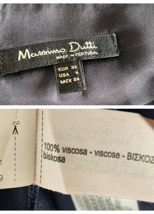 ♥️1+1=3♥️ massimo dutti платье миди из вискозы10 фото