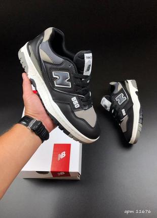 Р.41-45 кроссовки new balance 550 черные