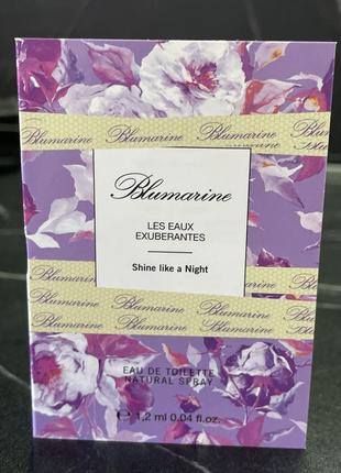 Shine like a night by blumarine edt 1.2 ml