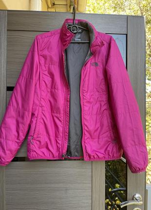 Куртка малиновая, сераthe north face hyvent