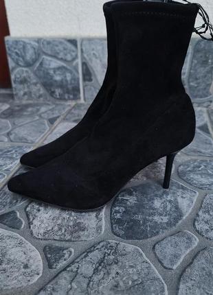 Новые женские ботиночки, замшевые женские туфли, размер 38
