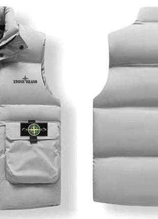 Жилетка,жилет stone island  cp company moncler3 фото