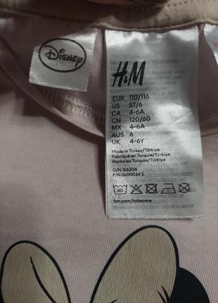 Летний костюм шортами с минни от h&m 4-6 лет5 фото