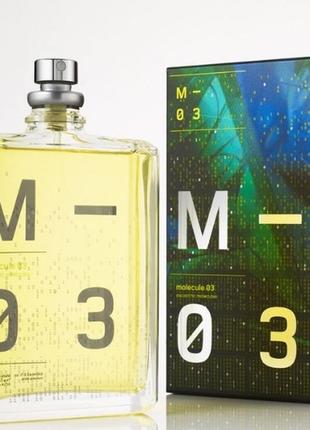 Парфюмированная вода унисекс escentric molecules molecule 03 100 мл
