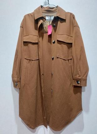 Нова куртка-сорочка плащ stradivarius з біркою6 фото