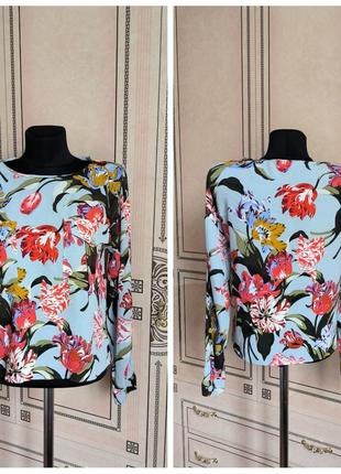 Блуза в цветочный принт zara3 фото