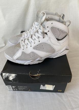 Кросівки nike air jordan 7 retro , оригінал, розмір us 8.5 uk 7.5 eur 42 cm 26.5