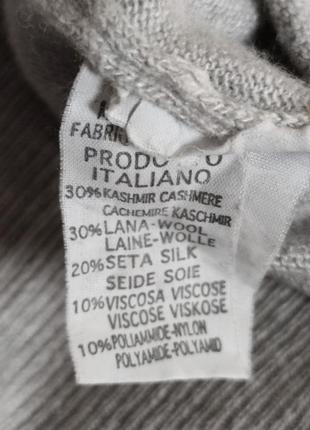 Кашеміровий шовковий светр джемпер cashmere e seta /5869/7 фото