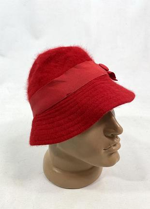 Капелюшок стильна kangol, super angora, вінтажна