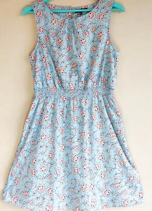 Короткое летнее платье new look с цветочным принтом