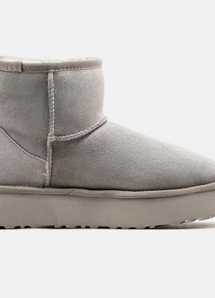 Угги ugg mini platform угги зимняя натуральная овчина3 фото