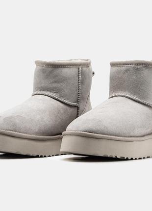 Угги ugg mini platform угги зимняя натуральная овчина5 фото