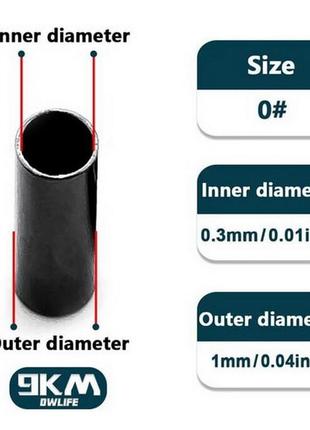 Обжимные трубки для рыбалки