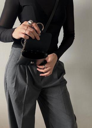 Вертикальна сумочка  з натуральної шкіри , сумочка для телефону , крос боді плечова сумка6 фото