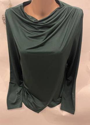 Шикарна смарагдова блуза