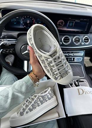 Кеди в стилі dior b23 grey platform premium ⭐️