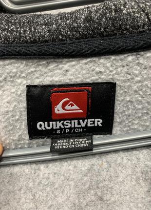 Худи зип кофта кенгурушка мужская quiksilver big logo9 фото