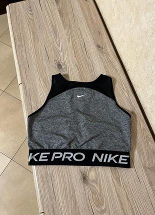 Спортивний топ nike pro dri-fit tank crop space dye cj3646-0103 фото