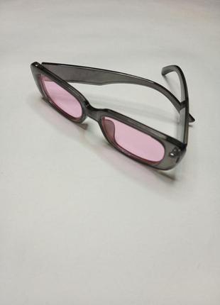 Окуляри з рожевими лінзами2 фото