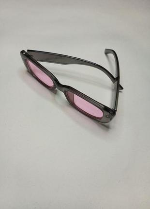Окуляри з рожевими лінзами3 фото