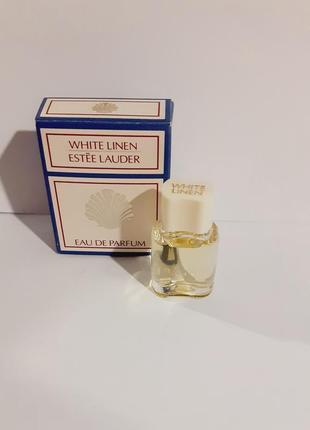 Estee lauder white linen  3,5 ml парфумована вода вінтажна мініатюра