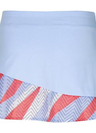 Женская юбка mizuno flying skirt белый,розовый (m) 62gb2201-03 m2 фото