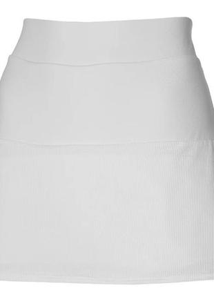Женская юбка mizuno flying skirt белый (s) 62gb1702-01 s1 фото