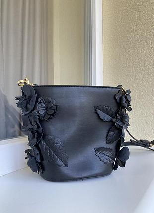 Сумка з квітами zara