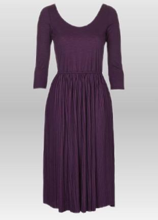 Длинное бордово-фиолетовое платье topshop2 фото