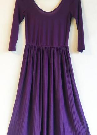 Длинное бордово-фиолетовое платье topshop4 фото
