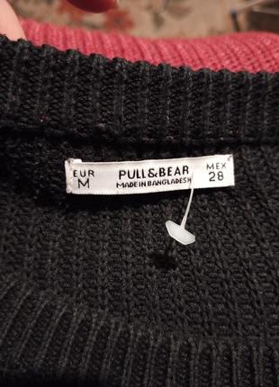 Натуральный-100% коттон-хлопок,стильный свитер,мега батал-оверсайз,pull&bear8 фото