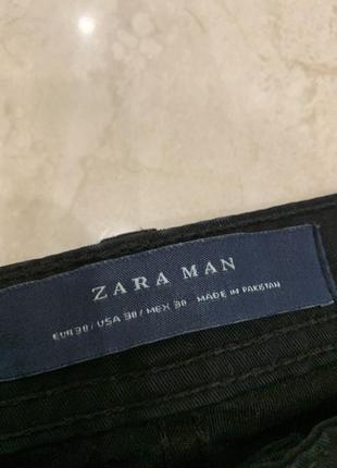 Штани zara чорні базові чоловічі3 фото