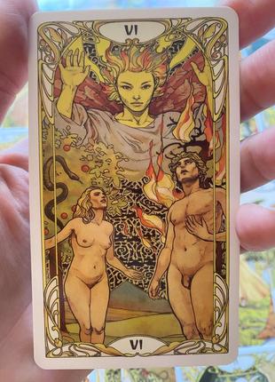 Ар нуво таро / art nouveau tarot5 фото