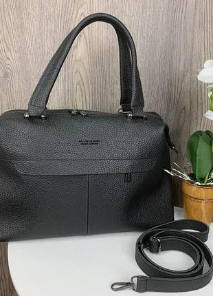 Большая женская сумка качественная, качественная городская сумка для девушек через плечо6 фото