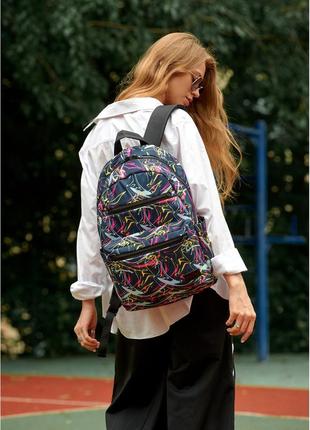 Жіночий рюкзак sambag zard lktn з принтом "abstract"