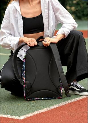Жіночий рюкзак sambag zard lktn з принтом "abstract"6 фото