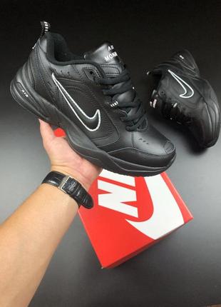 Р.41-46 кроссовки nike air monarch черные термо