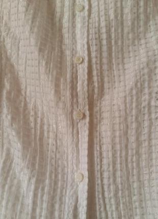 Шикарна білосніжна блузка2 фото