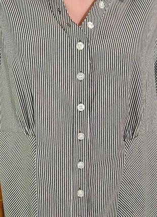 Элегантная блузочка в полоску3 фото