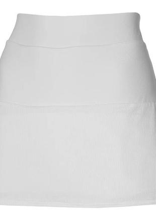 Женская юбка mizuno flying skirt белый (l) 62gb1702-01 l