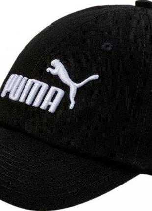 Кепка детская puma ess cap jr черный one size (02168801)