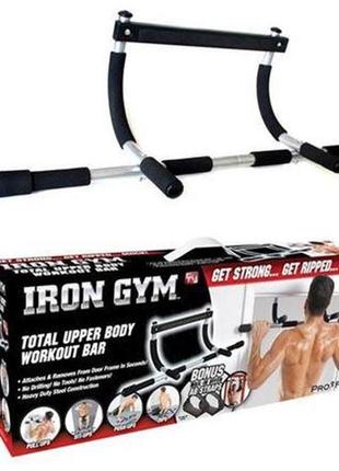 Iron gym турнік тренажер у дверний отвір айрон жим