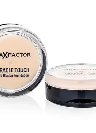 Крем-пудра max factor miracle touch spf 30 45 -  warm almond (теплый миндаль)
