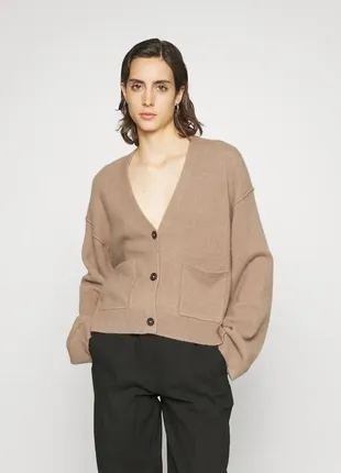 Шерстяной кардиган свитер бренд marc o'polo short cardigan - cardigan