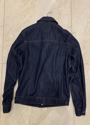 Джинсовая куртка pull & bear синяя мужская5 фото