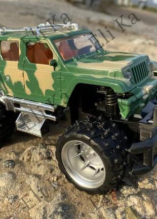 Машинка-джип на радіоуправлінні "cobalt commando off-roader" зелений машинка на пульті машинка на радіокеруванні