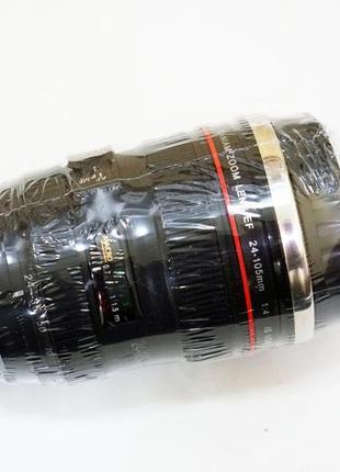 Термокухоль з кришкою 300 мл чашка в стілі об'єктива canon ef 24-1059 фото