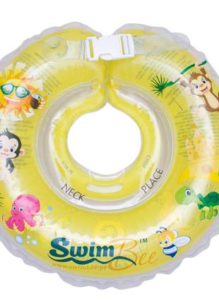 Круг для купания swimbee 1111-sb-02, желтого цвета